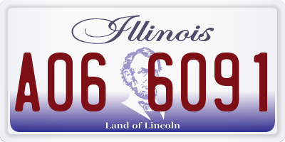 IL license plate A066091