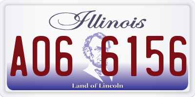 IL license plate A066156