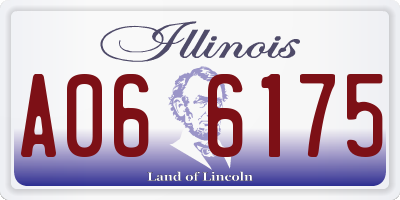 IL license plate A066175