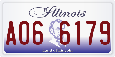 IL license plate A066179