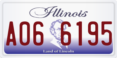 IL license plate A066195