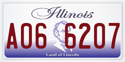 IL license plate A066207