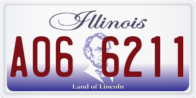 IL license plate A066211