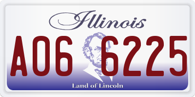 IL license plate A066225