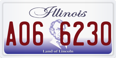 IL license plate A066230