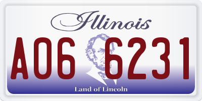 IL license plate A066231