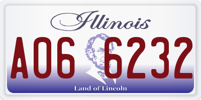 IL license plate A066232
