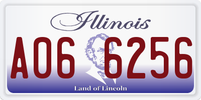 IL license plate A066256
