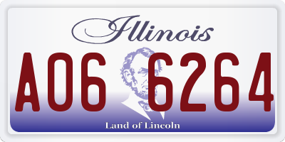 IL license plate A066264