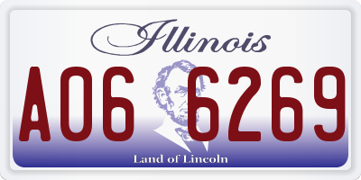 IL license plate A066269