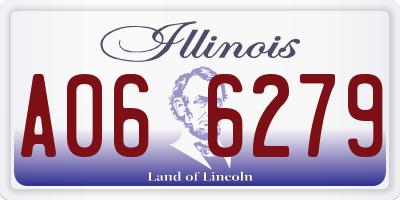 IL license plate A066279