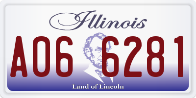 IL license plate A066281