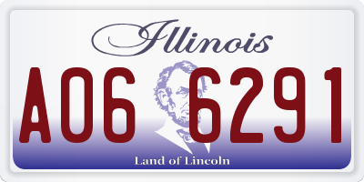 IL license plate A066291