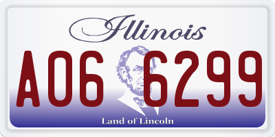 IL license plate A066299