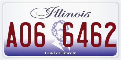 IL license plate A066462