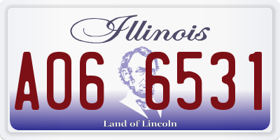 IL license plate A066531