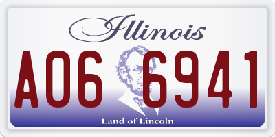 IL license plate A066941