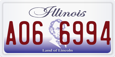 IL license plate A066994