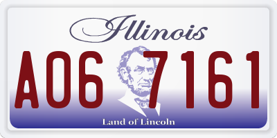 IL license plate A067161