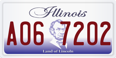 IL license plate A067202