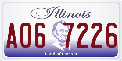 IL license plate A067226