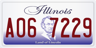 IL license plate A067229