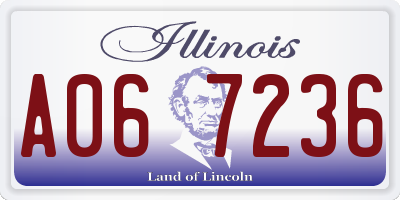 IL license plate A067236
