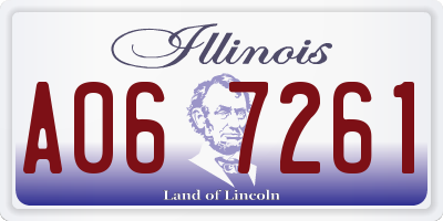 IL license plate A067261