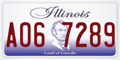 IL license plate A067289