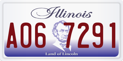 IL license plate A067291