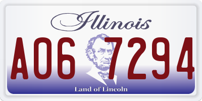 IL license plate A067294