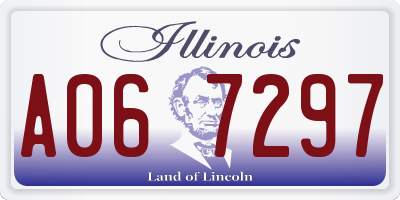 IL license plate A067297