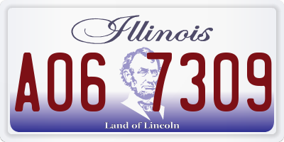 IL license plate A067309