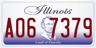 IL license plate A067379