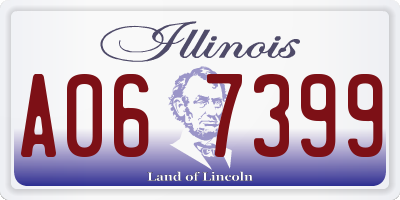 IL license plate A067399