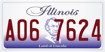 IL license plate A067624