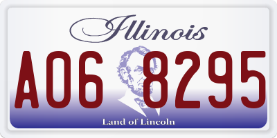 IL license plate A068295
