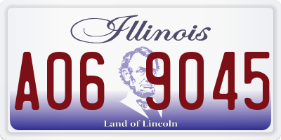 IL license plate A069045