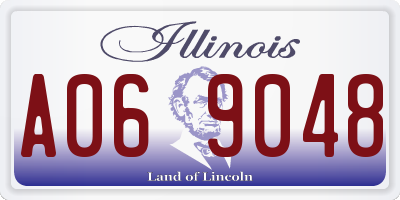 IL license plate A069048
