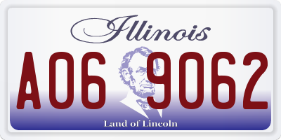 IL license plate A069062