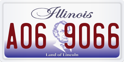 IL license plate A069066