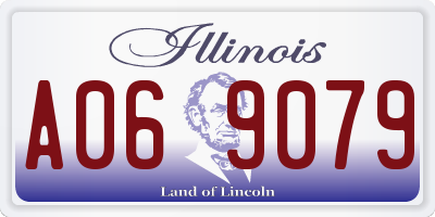 IL license plate A069079