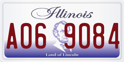 IL license plate A069084