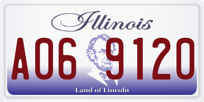 IL license plate A069120