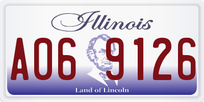 IL license plate A069126
