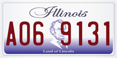 IL license plate A069131