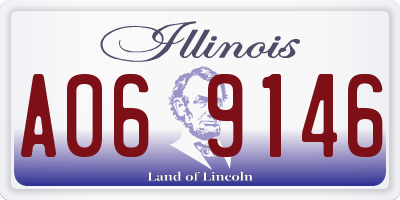 IL license plate A069146