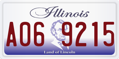 IL license plate A069215