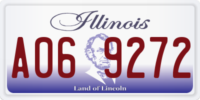 IL license plate A069272