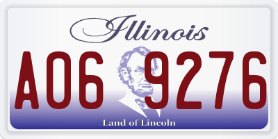 IL license plate A069276